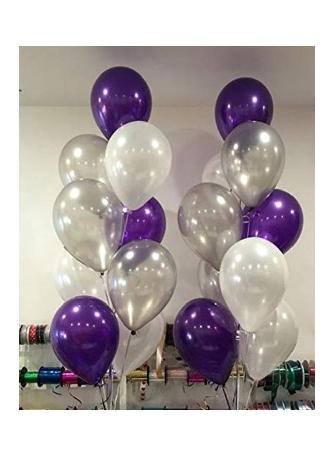 NIBEMINENT 63-Pack Solid Happy Birthday Foil Latter with Balloon - Image 2