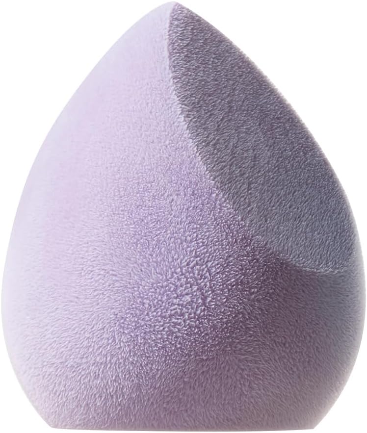 JUNO & Co. Microfiber Makeup Sponge, Dual Layer Technology for Full Coverage Flawless Makeup Blender for Foundation, Powder and Cream (Lavender Style and Purple Color) - Image 1