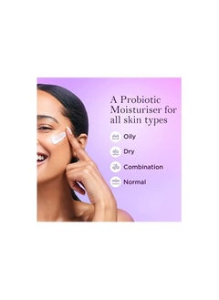 La Shield La Shield Probiotic Moisturizer Face Cream |Restores skin microbiome  72 HR Hydration Soft and Supple skin | For All Skin types  50 gm  - Image 3