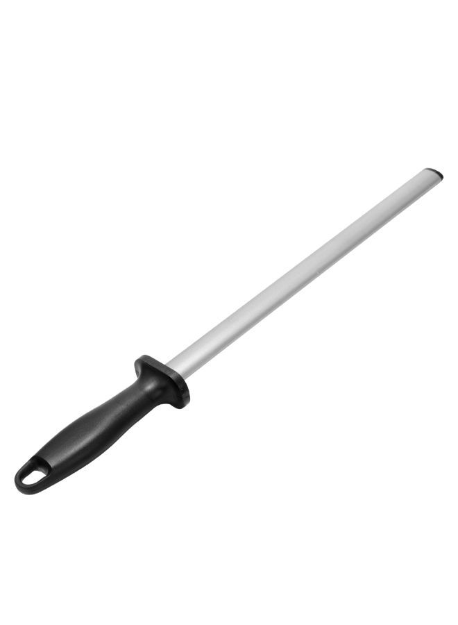 NIBEMINENT Diamond Coated Oval Steel Sharpener Rod Grey/Black 0.179kg  - Image 3