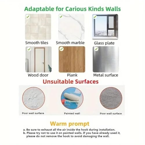 Leawall Heavy Duty Plastic Self-Adhesive Bathroom Shelf - Multipurpose Wall-Mounted Floating Storage Organizer for Bathroom, Kitchen, Bedroom, Office - Strong, Durable(2 Pcs) - Image 4