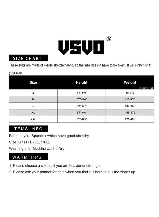VSVO Spandex Open Face Full Bodysuit Zentai Suit for Adults and children (Large, Orange) - Image 2