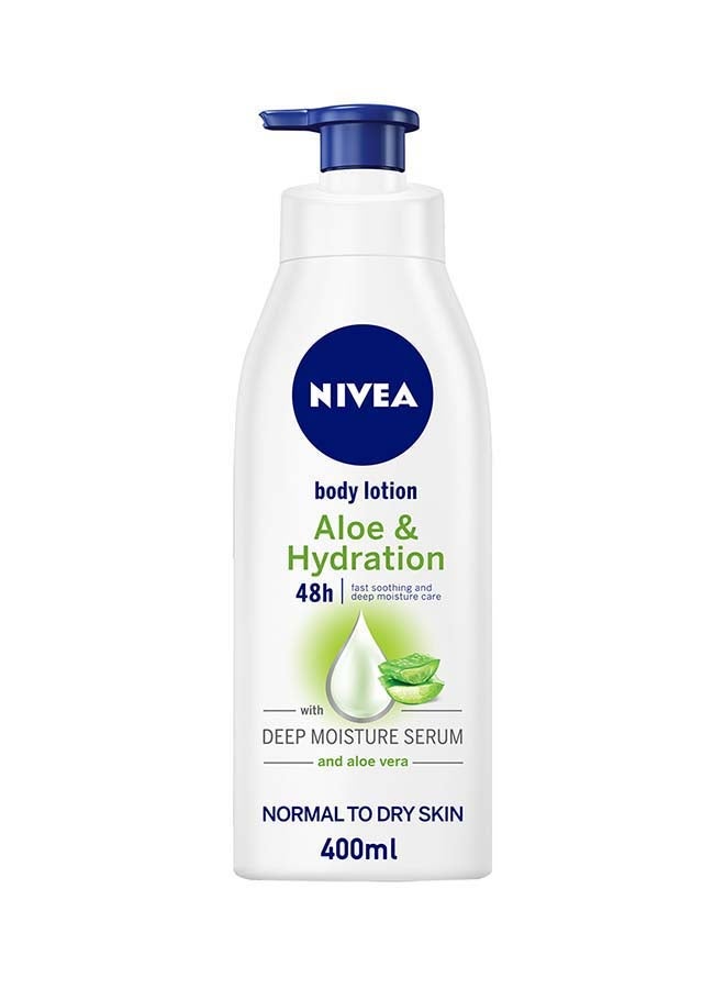 Aloe And Hydration Body Lotion, Normal To Dry Skin 400ml