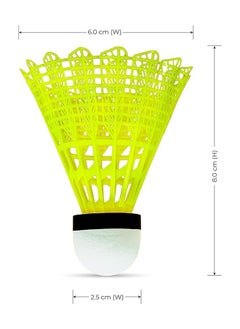Li-Ning Bolt Boost Nylon Badminton Shuttlecocks | Slow Speed | High Quality | Synthetic Cork  - Image 2