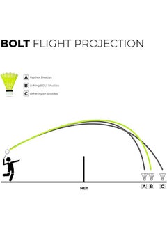 Bolt Boost Nylon Badminton Shuttlecocks | Slow Speed | High Quality | Synthetic Cork - pzsku/ZF908E6F958998FD708E6Z/45/_/1695207777/9b5d3051-e31c-4038-813f-a194a9780962