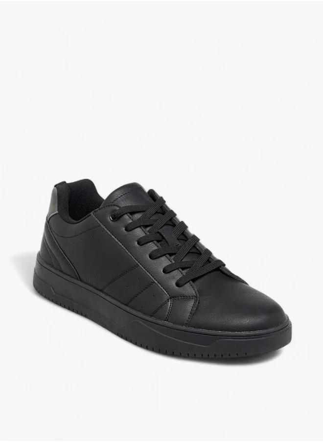 ال بي ال من شو اكسبرس Men's Panelled Lace-Up Sneakers