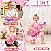 M SANMERSEN 3in1 Toddler Guitar Toys for Kids with Piano Drum Electric Musical Toy with Strap Light Up 3 4 5 Year Old Boys Girls Gifts - Image 4
