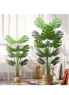 CIMIA Artificial Plant Monstera Deliciosa.Artificial Green Plant Decorations for Home, Office, and Living Room Decor - Maintenance-Free Indoor Silk Tree  - Image 5