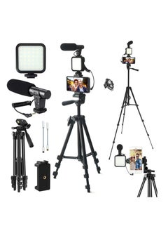JAJEEK YouTube Video Recording Kit for Beginners – Complete Vlogging Setup with 18" LED Ring Light, Tripod, Microphone, Phone Holder, and Remote Control – Ideal for Vloggers, Streamers, and Content Creators  - Image 1