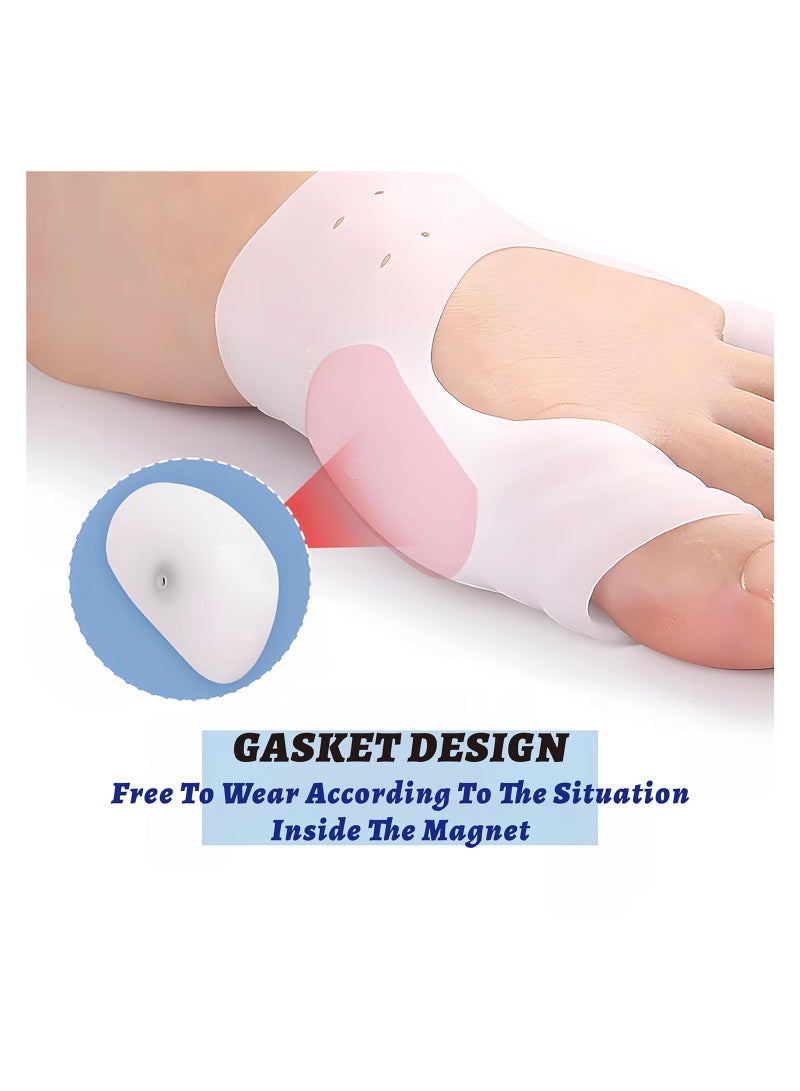 Excefore Big Toe Valgus Orthotics, Bunion Corrector, Metatarsal Pads, Gel Toe Separators, Bunion Corrector Cushion, Toe Spacers, Ball Of Foot Cushions, Soft&Breathable, Idea for Hammer Toe - Image 2