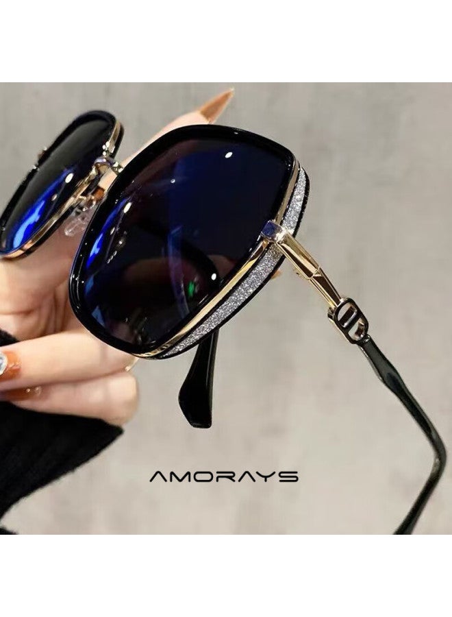 Amorays 2025 New Women's Sungl, High-end Uv Protection, Anti-glare Polarized Sungl For Driving And School