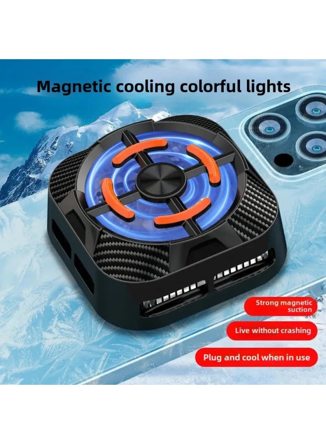Loquat Semiconductor Mobile Phone Cooler Magnetic Back Clip Silent Gaming Fan Suitable For AppleBlack Shark High Quality Chinese Manuf-Color:X94 Back Clip Semiconductor Heat Sink - Image 4