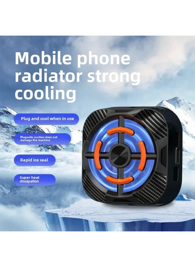 Loquat Semiconductor Mobile Phone Cooler Magnetic Back Clip Silent Gaming Fan Suitable For AppleBlack Shark High Quality Chinese Manuf-Color:X94 Back Clip Semiconductor Heat Sink - Image 2