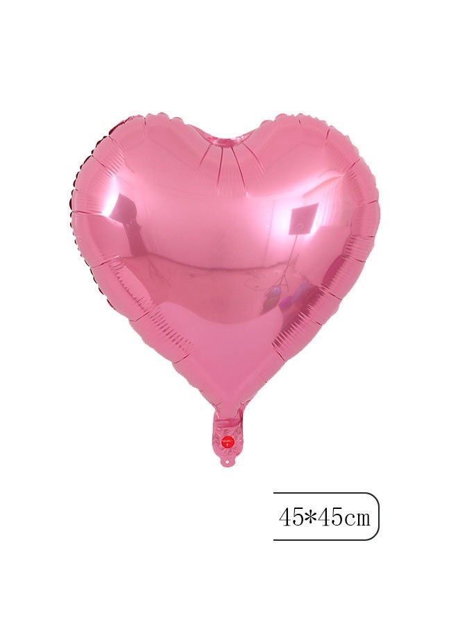 20-Piece Heart Decorative Inflatable Balloons Set with ribbons for Birthday Party Wedding Valentine's Day Celebration Activities 45cm - Image 5
