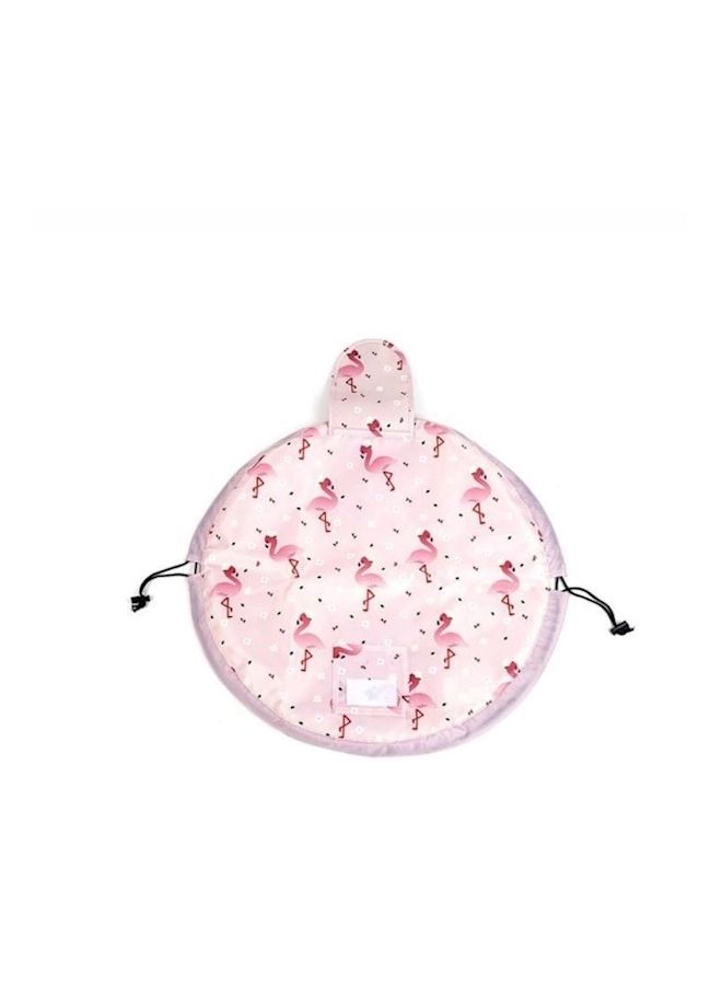 NIBEMINENT Travel Cosmetics Bag Pink - Image 2
