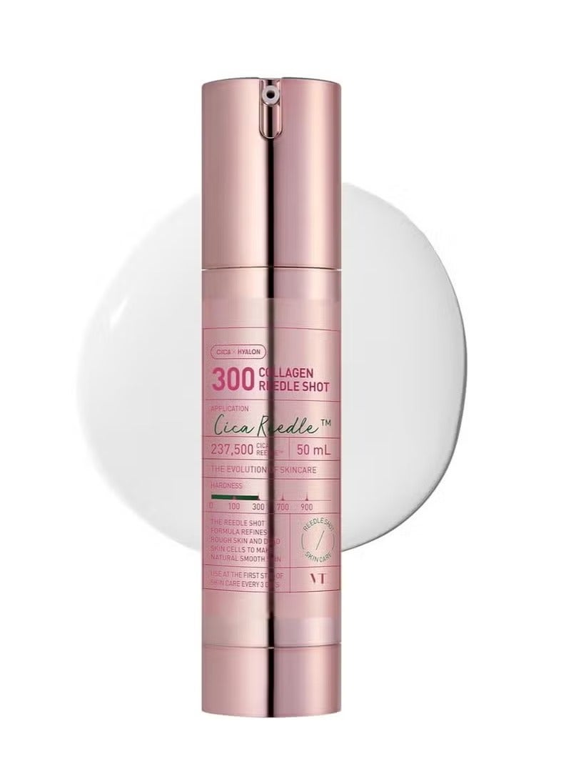 VT COSMETICS Collagen Reedle Shot 300 Essence ， Face Microneedling Serum Essence for All Skin Type, 50ml - Image 1