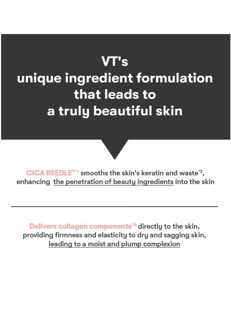 VT COSMETICS Collagen Reedle Shot 300 Essence ， Face Microneedling Serum Essence for All Skin Type, 50ml - Image 4