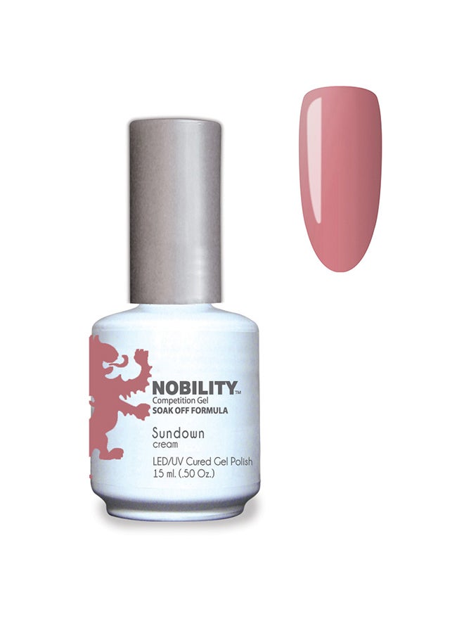 Lechat Nobility Soak Off Sundown Color Deep Chestnut Cream UV Led Cured Nail Polish 15 ml Nbgp151