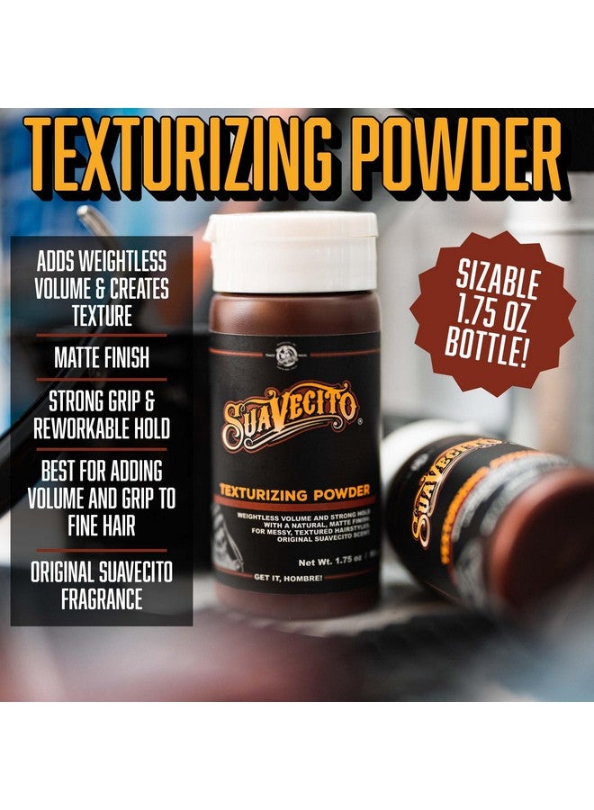 Suavecito Texturizing and Volumizing Hair Styling Powder with Shine Free Matte Finish and Strong Hold - No Mess, Oil Absorbing, Long Lasting - 1.75 oz - Image 5