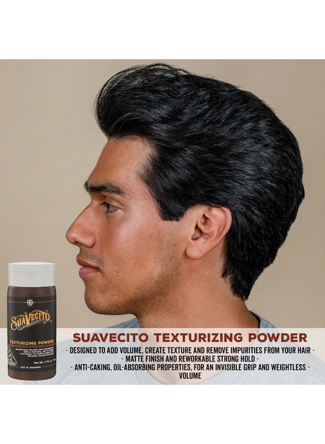 Suavecito Texturizing and Volumizing Hair Styling Powder with Shine Free Matte Finish and Strong Hold - No Mess, Oil Absorbing, Long Lasting - 1.75 oz - Image 2