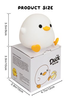 URbazaar Duck Night Light for Kids,Soft Silicone Cute Night Lamp for Kids Room,Touch Control Dimming,USB Rechargeable Portable Night Light,Gifts for Boys & Girls  - Image 2