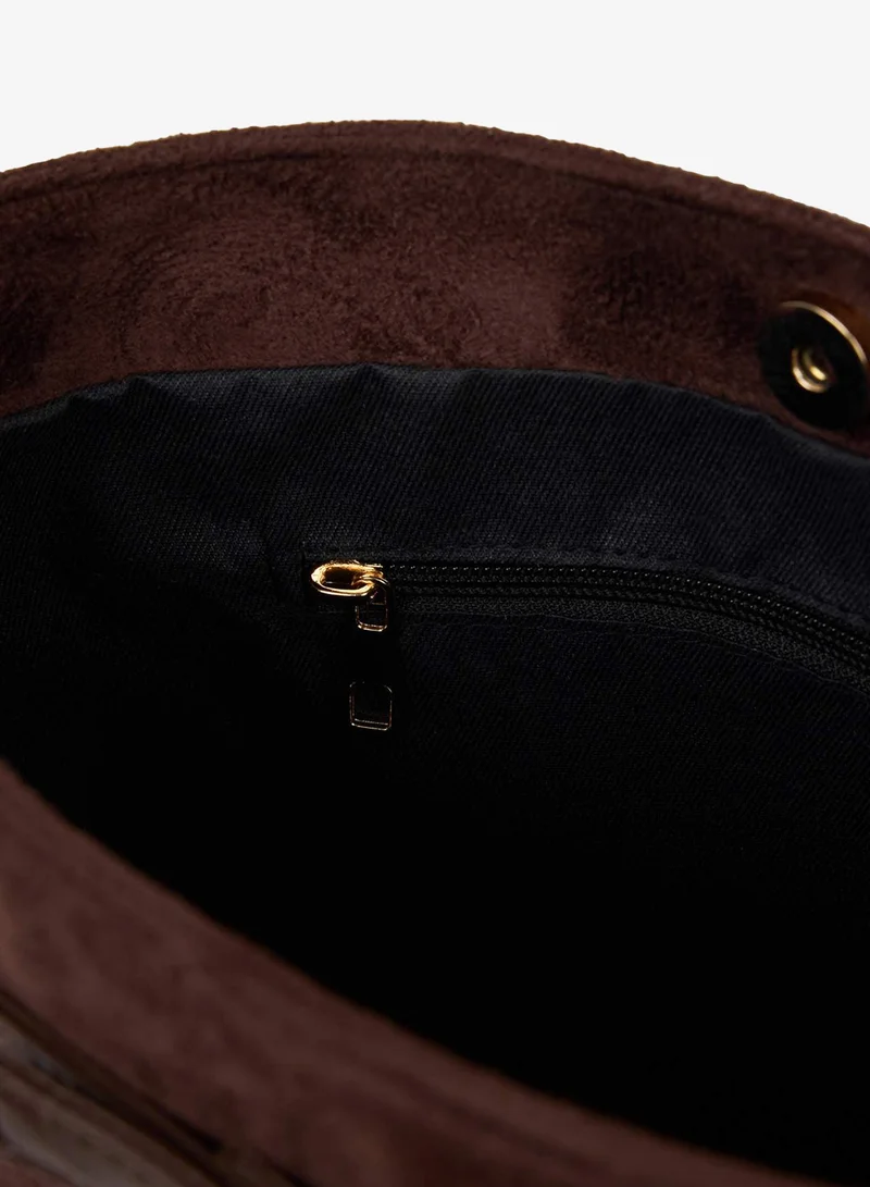 Defacto  Suede Hand Bag for Women | Best Price UAE