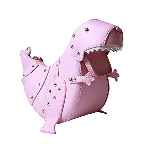 SUKUTU Upgrade Dinosaur Shape PU Leather Rivet Purses for Women, New Girls Crossbody Purses Shoulder Bag - Image 1