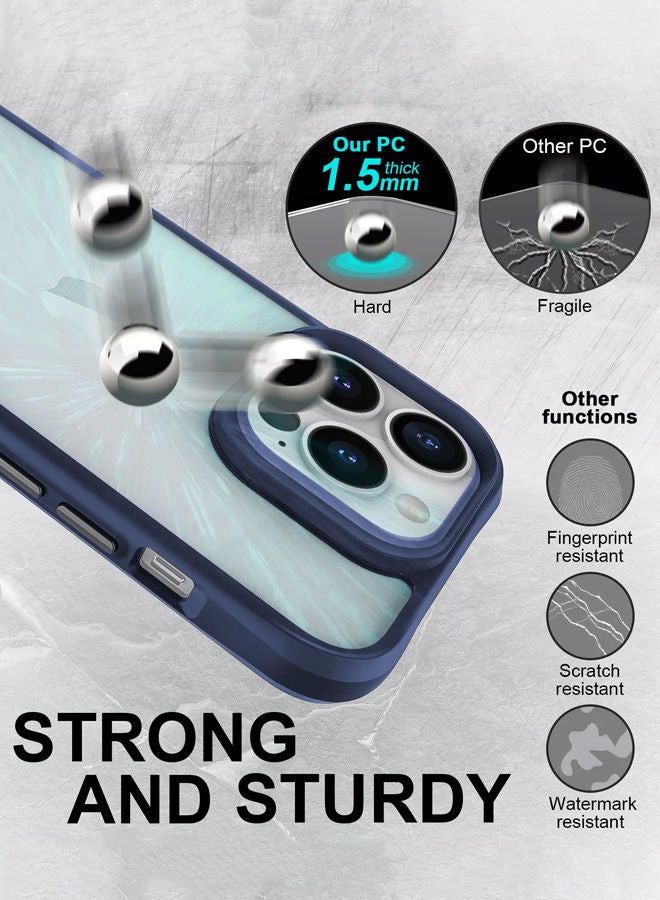 Theodor Protective Hybrid Case Cover For Apple Iphone 13 PRO MAX 6.7 Blue - Image 5