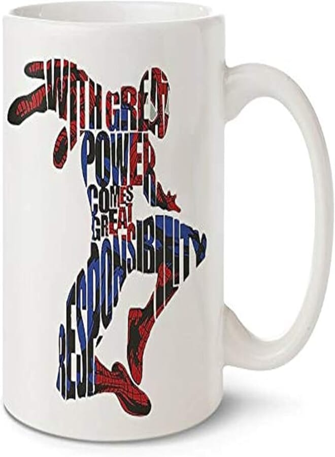 HAZEL Spider Man Mug White-1024