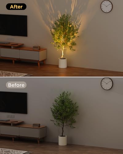 Zetunlo Spot Lights Indoor Led Spotlight Rechargeable Battery Wireless Up Lights Indoor Plants Tree Artwork Portrait Picture Display Accent Lighting for Home Decorators Homeowners Art Collectors2 Pack - Image 3