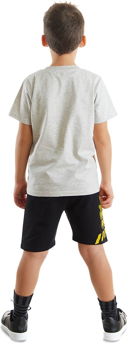 Mshb&G Construction Vehicles Boys T-Shirt Shorts Set - Image 2