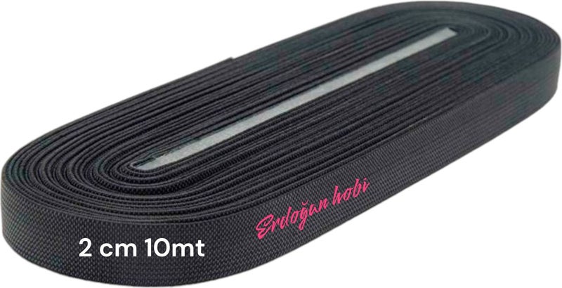 Erdoğan Hobi Wide Elastic 2cm 10 mt Leg Elastic Waist Elastic Panty Elastic Mattress Elastic Multi-Purpose Elastic