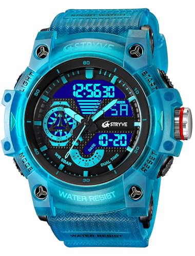 Gosasa Men's Watches Multi Function Military S-Shock Sports Watch LED Digital Waterproof Alarm Watches - Image 1