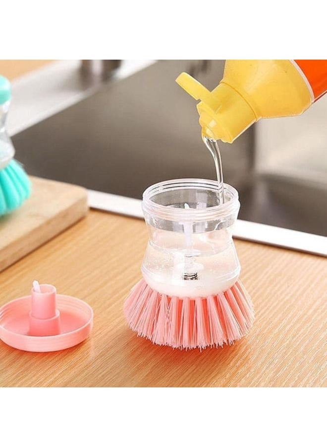 EasyLife Kitchen Wash Pot Dish Brush With Dispenser Liquid Filling Pan Brushes Cleaning Pressing Automatic - Image 3