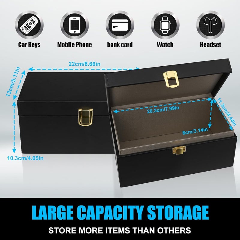 Diyife Extra Large Faraday Box, [10-15 Keys Capacity] Faraday Cage with 2 Pack Faraday Bags Key Fob Protector RFID Signal Blocker Cage, Anti-Theft Car Key Signal Blocking Box for Car Keys Phones - Image 5