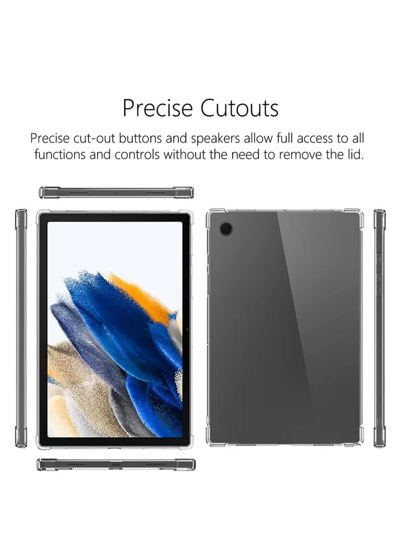 Protective Case for Samsung Galaxy Tab A8, Lightweight Protective Case with Flexible TPU Crystal Clear Back Cover, Shockproof Case Cover, for Galaxy Tab A8, Transparent Protective Case - Image 4