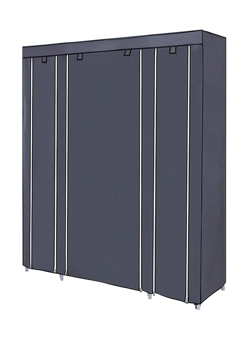 Non-woven Fabric Closet Organizer Portable Wardrobe with Shelves - Extra Strong and Durable Storage Solution - Image 2