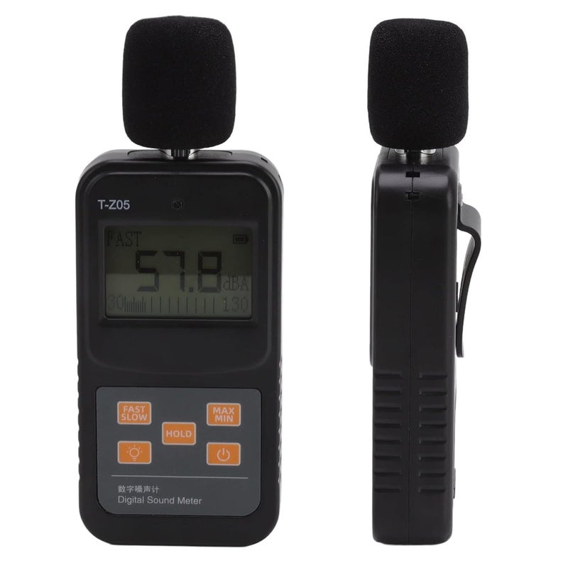 Digital Sound Meter Decibel Meter 30 130dB Noise Volume Device With Wind Shield For Factory Home - Image 5