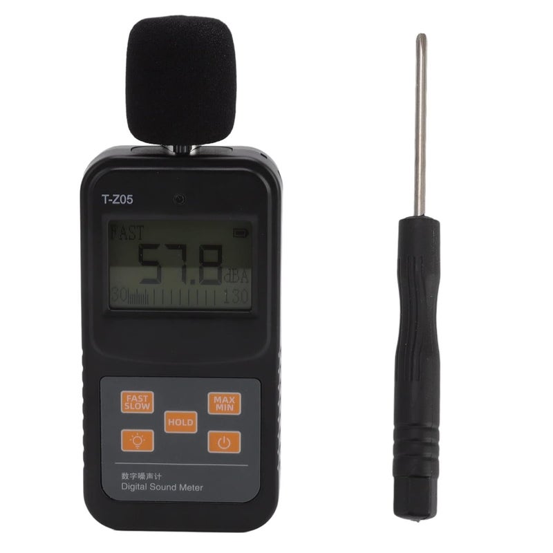 Digital Sound Meter Decibel Meter 30 130dB Noise Volume Device With Wind Shield For Factory Home - Image 2