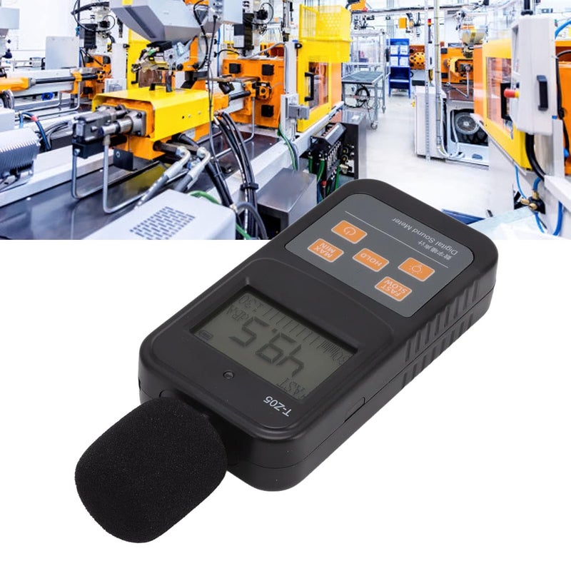 Digital Sound Meter Decibel Meter 30 130dB Noise Volume Device With Wind Shield For Factory Home - Image 4