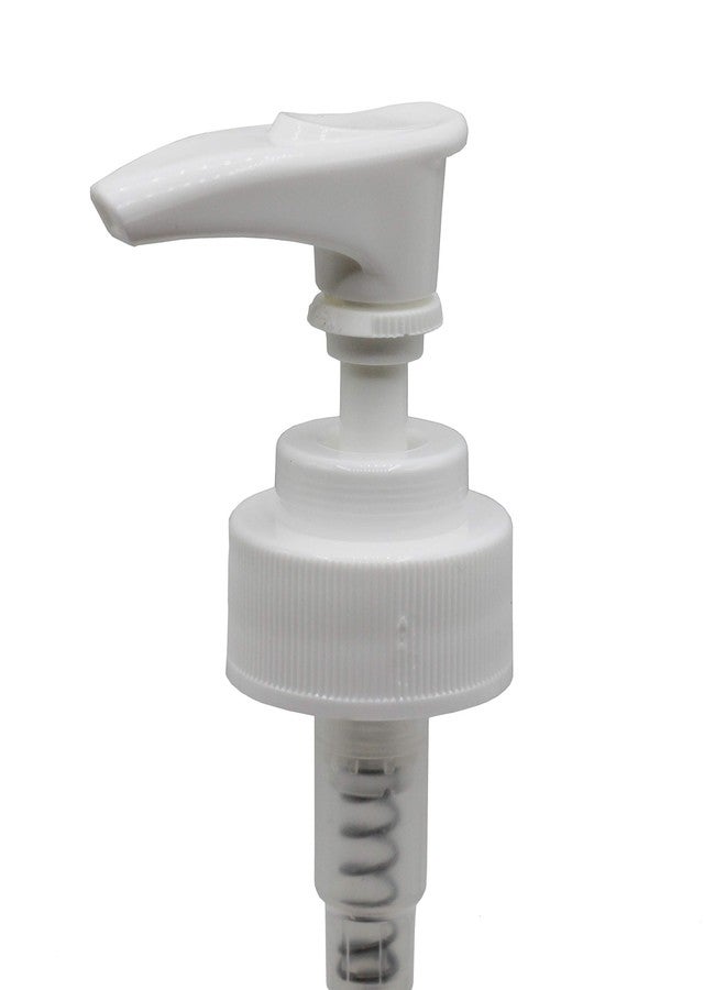 Creative Hobbies White Plastic Lotion Soap Dispenser Pumps with Glue On Screw Collars, Replacements for Soap and Lotion Pumps, Mason Jar Pumps or Bottles and DIY Crafts - 6 Sets - Image 2