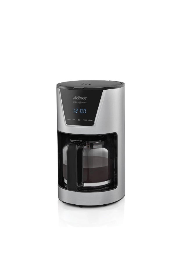 Arzum Drip Coffee Maker With Glass Jug Aroma Control  24 hour Timer 1.5 L 900 W AR3081 Black Copper - Image 3