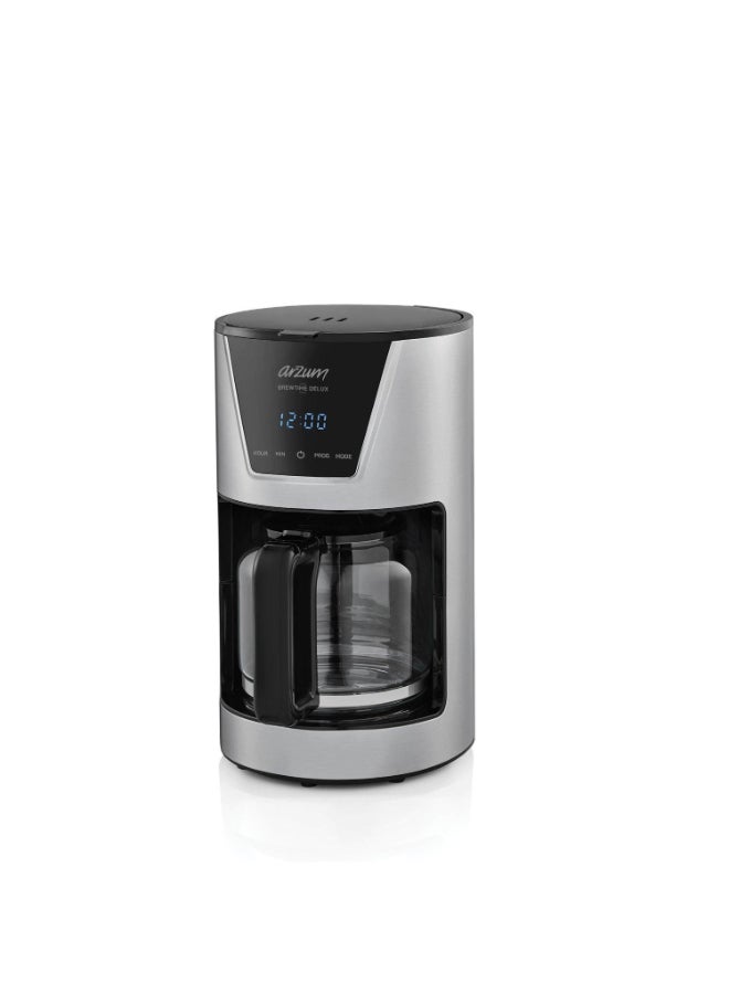 Arzum Drip Coffee Maker With Glass Jug Aroma Control  24 hour Timer 1.5 L 900 W AR3081 Black Copper - Image 2