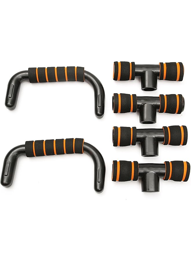 AxeBon Push Up Stands Hand Bar Home Fitness Gym Equipment Detachable Portable Hand Bar 1 Pair - Image 4