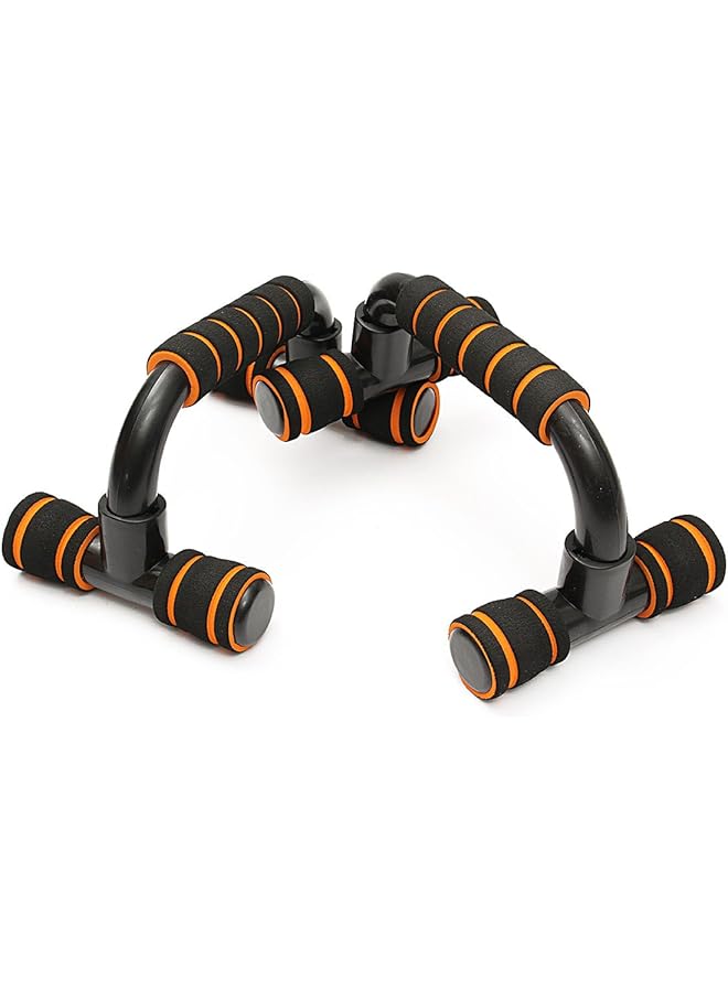 AxeBon Push Up Stands Hand Bar Home Fitness Gym Equipment Detachable Portable Hand Bar 1 Pair - Image 2