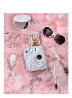 Instax Mini 12  Christmas Gift Box – White Instant Mini 12 Camera with Green Case, Rainbow Mini Film, Photo Frame, Pegs and Batteries – Perfect Christmas Gift for Kids, Teens, and Adults  - Image 3