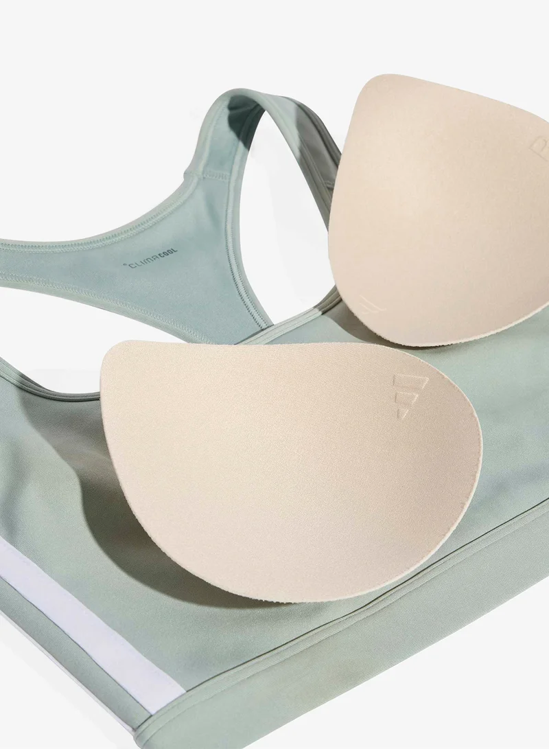 Adidas  3-Stripes Optime Essentials Medium Support Bra for Women | Best Price UAE
