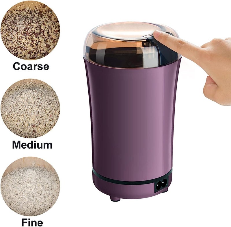 INKIES INKIES Spice Grinder Portable Electric Grain Mill Grinder Stainless Steel Dry Grain Spices Cereals Coffee Bean Grinder Machine  - Image 4