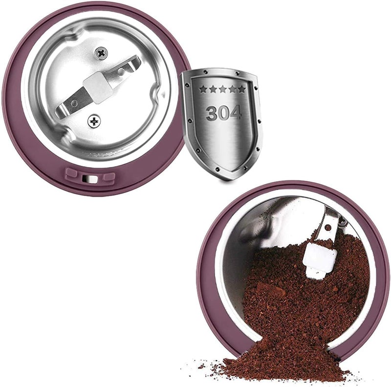 INKIES INKIES Spice Grinder Portable Electric Grain Mill Grinder Stainless Steel Dry Grain Spices Cereals Coffee Bean Grinder Machine  - Image 5