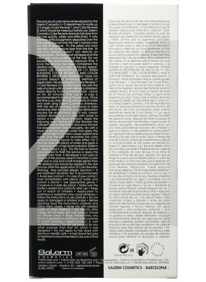 Salerm علاج إزالة الصبغة الاصطناعية من ساليرم - عبوة من 2 - Image 2